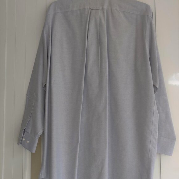 [EUC] Stafford Essentials Blue Dress Shirt - SZ 18 - Picture 2 of 8